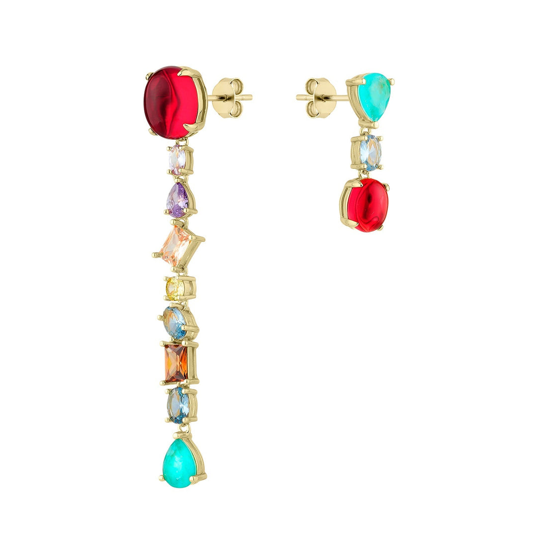 KIYA ASYMMETRICAL EARRINGS