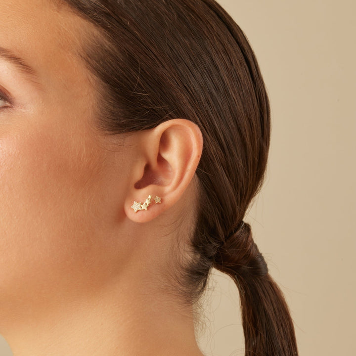 STARLET ASYMMETRICAL EARRINGS
