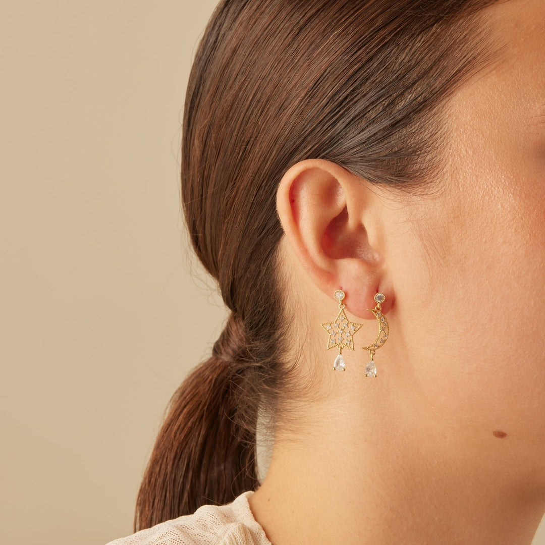 NOVA ASYMMETRICAL EARRINGS