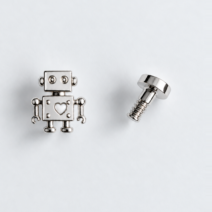 PENDIENTES ASIMÉTRICOS ROBOT ET VIS
