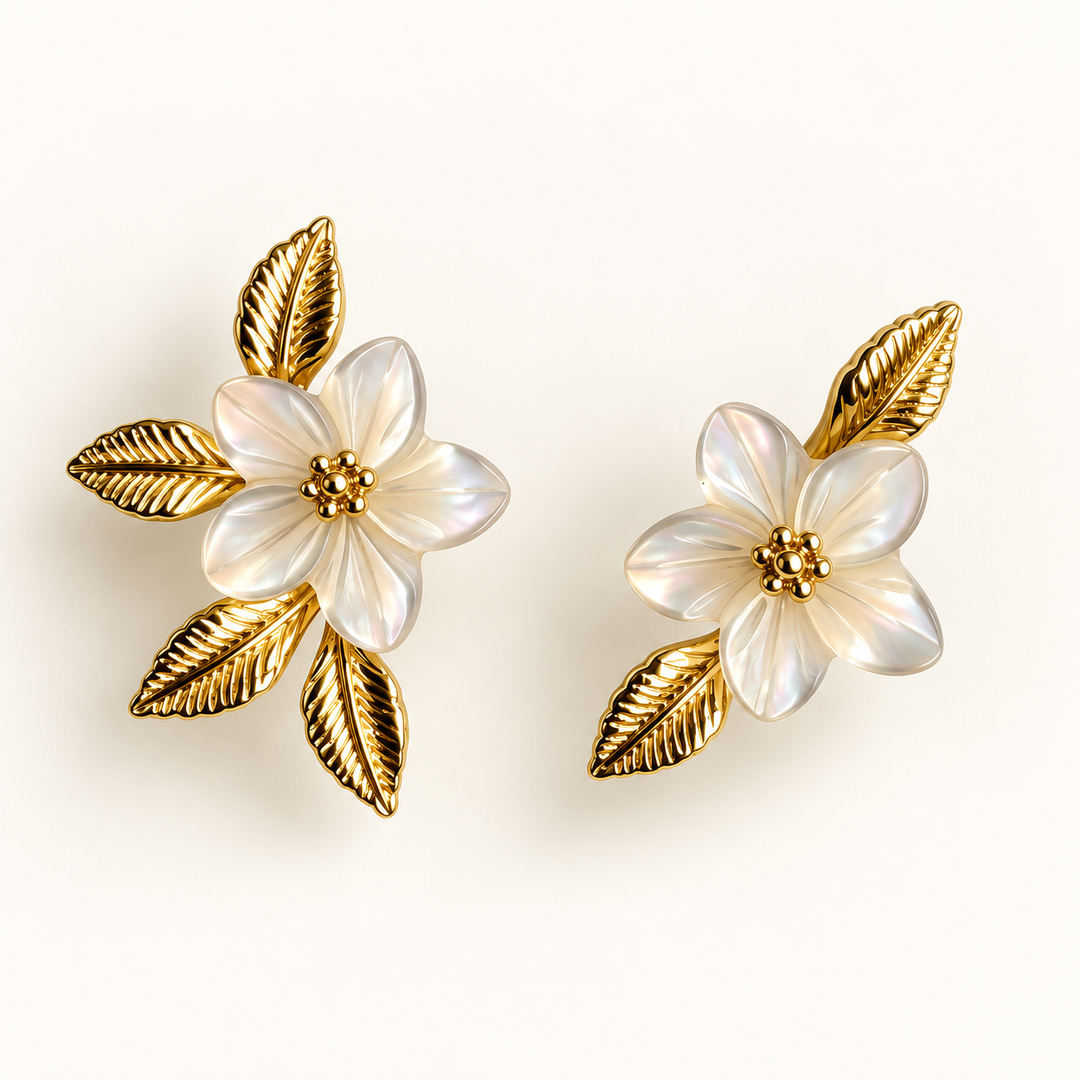 PENDIENTES ASIMÉTRICOS FLEUR D&