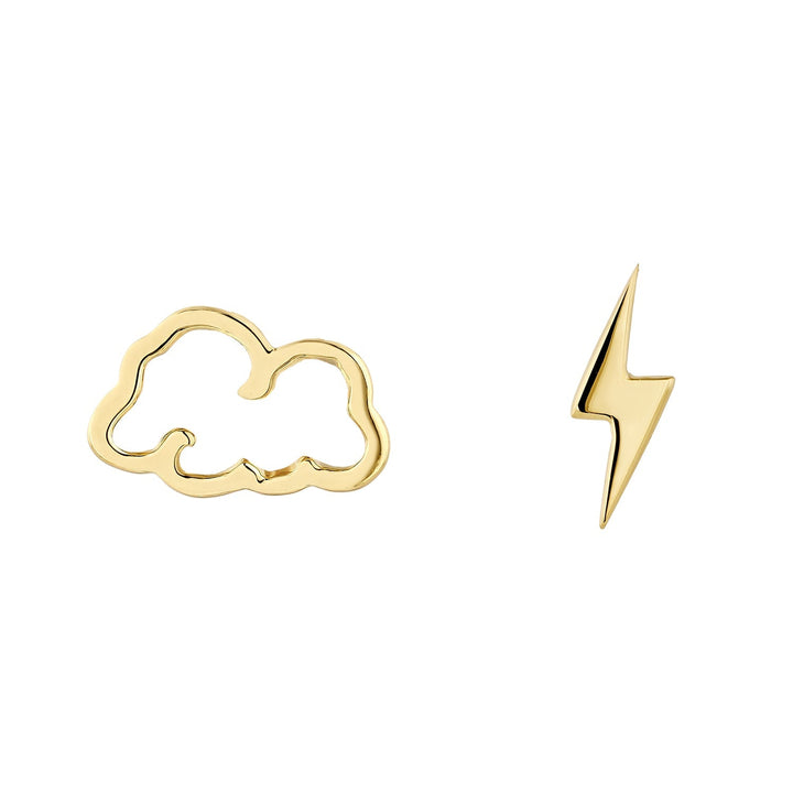 ASYMMETRICAL EARRINGS STORM