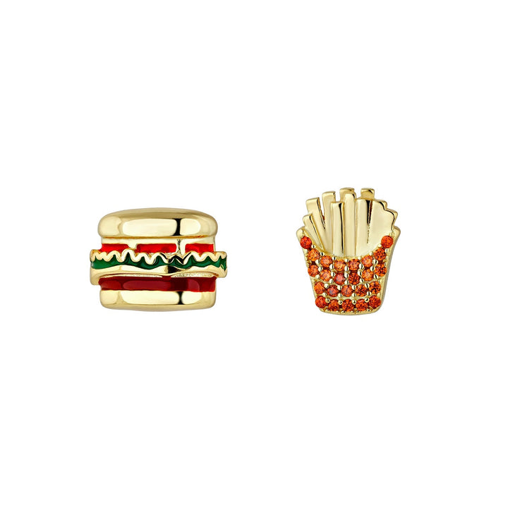 ORECCHINI ASIMMETRICI FAST FOOD