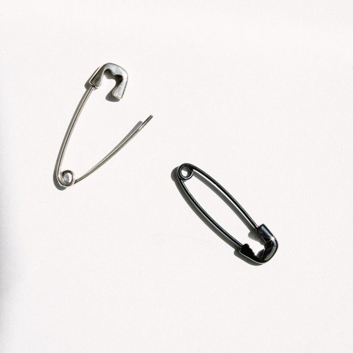 LEMNER STERLING SILVER HOOP PIERCING EARRING