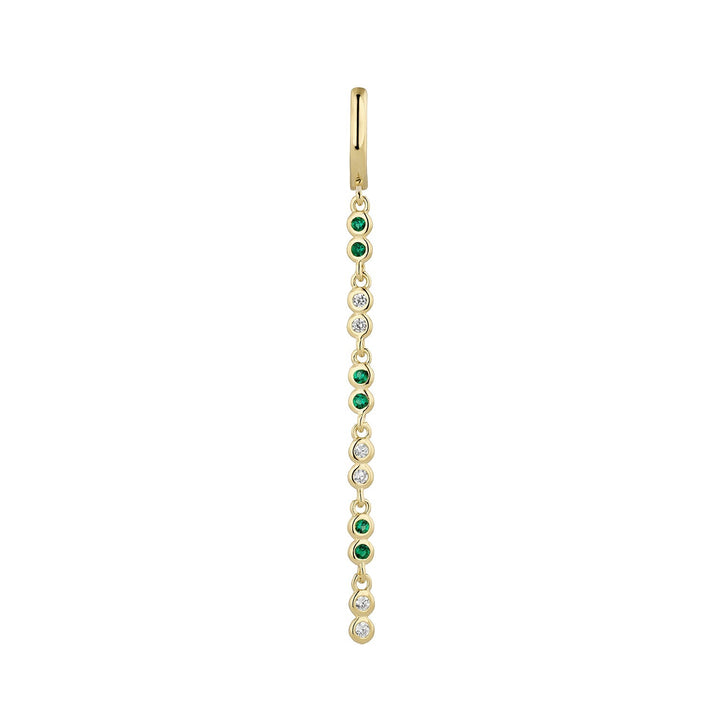 ORECCHINO PIERCING CERCHIO ORO GIALLO VERDE SIGNORINA