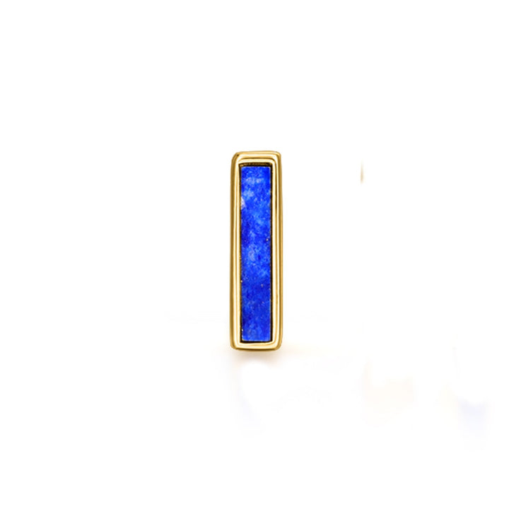 PIERCING-Ohrring Ring Lapislazuli Ceilan