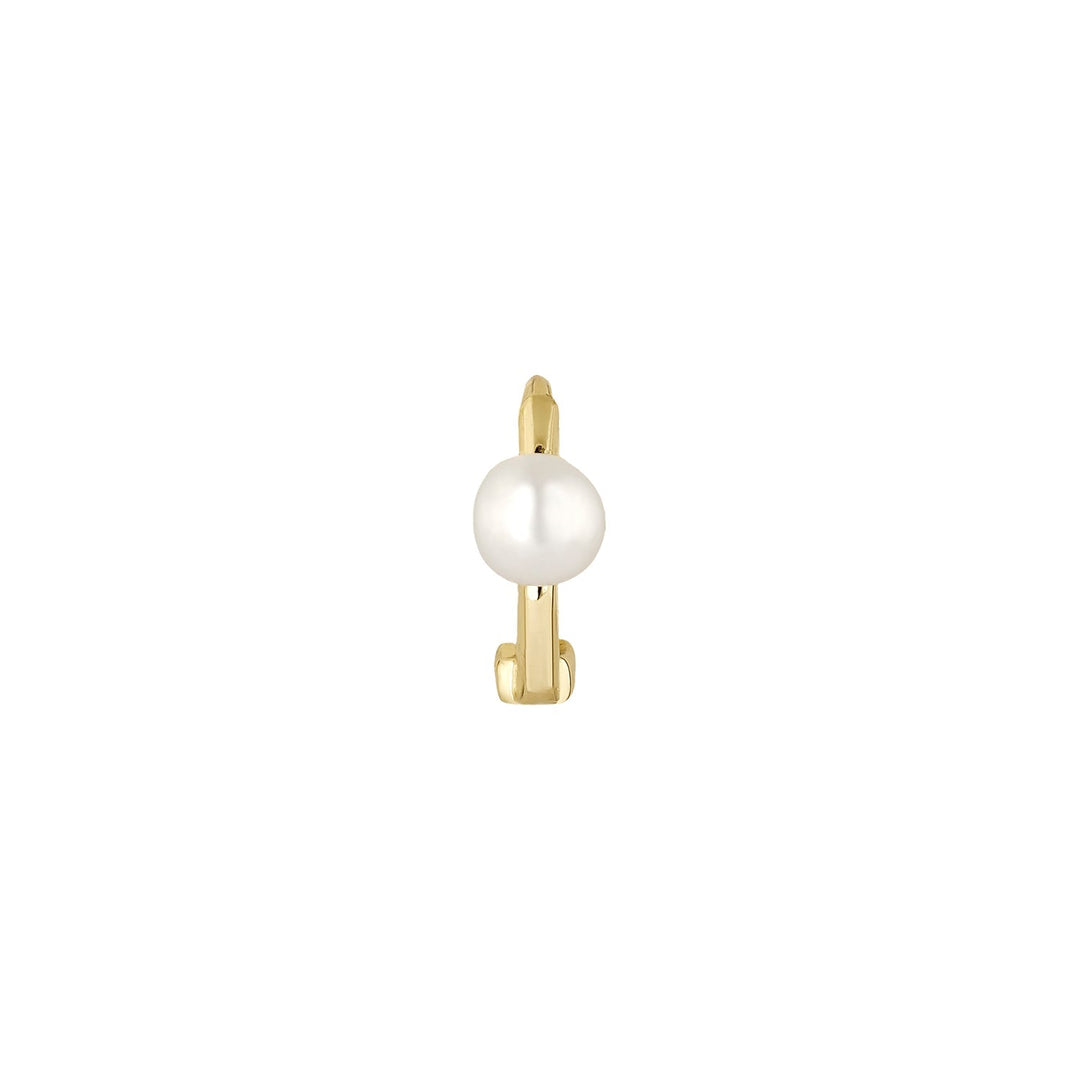 PIERCING OHRRING WEISSE PERLE RING