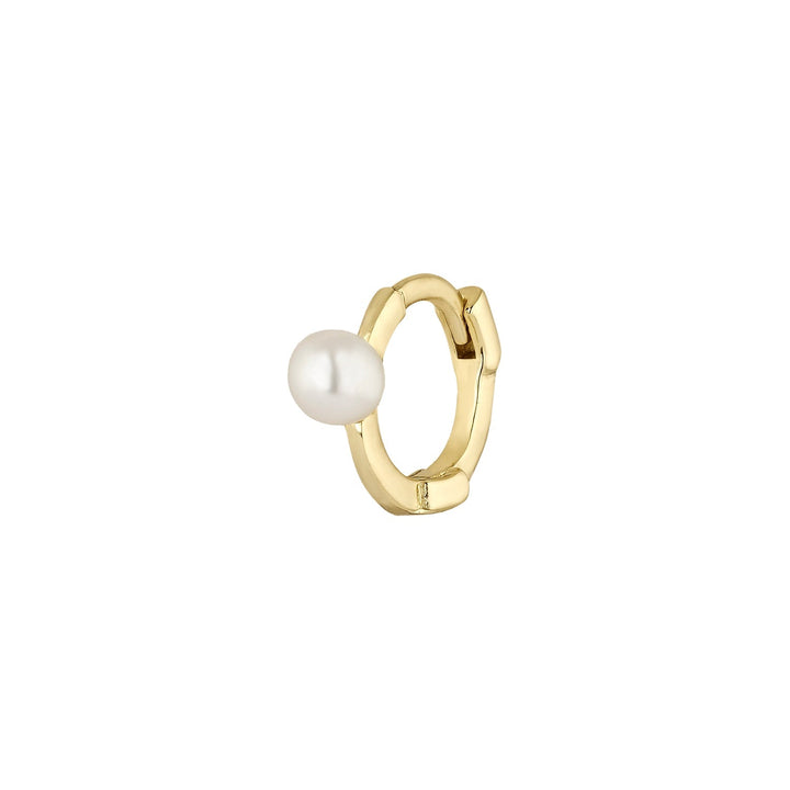 PIERCING OHRRING WEISSE PERLE RING