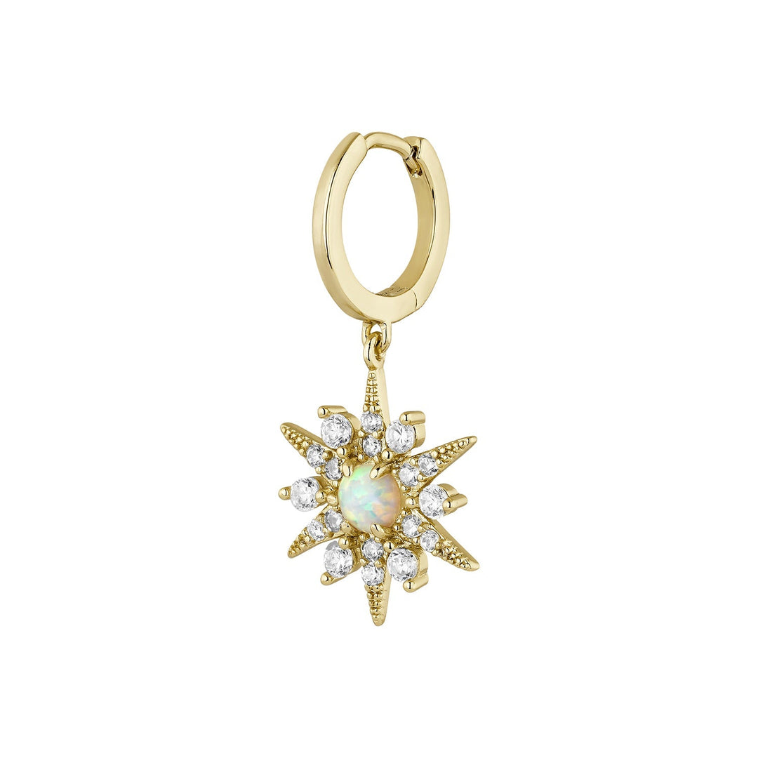 AUSKARS PIERCING OPĀLA ZVAIGZNE