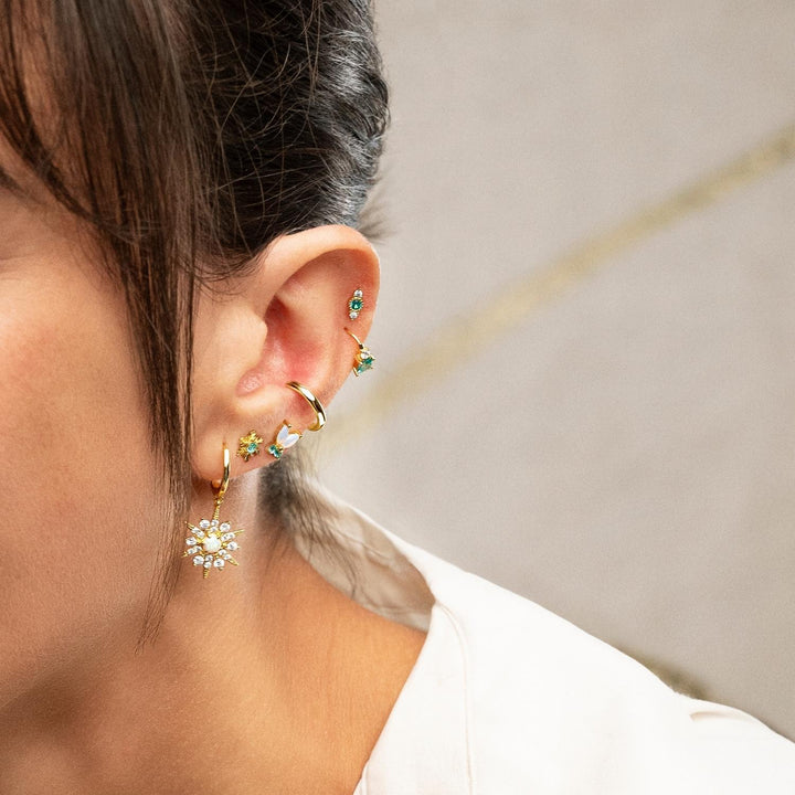 AUSKARS PIERCING OPĀLA ZVAIGZNE