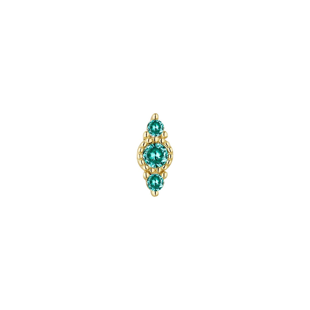 ORECCHINO PIERCING ORO GIALLO PARAIBA SARA