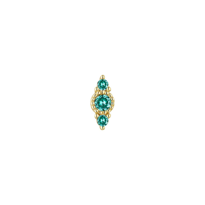 ORECCHINO PIERCING ORO GIALLO PARAIBA SARA