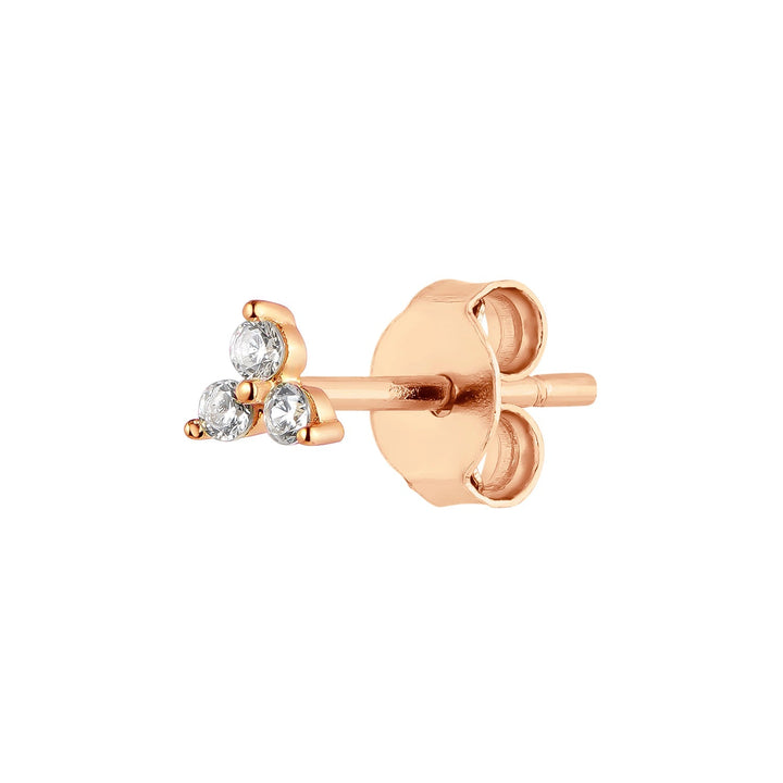 ROSÉGOLD PRINCESSE PIERCING OHRRING