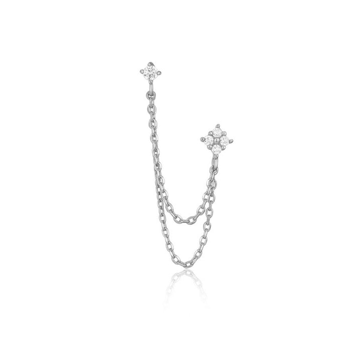 SRI LANKA SILVER PIERCING EARRING