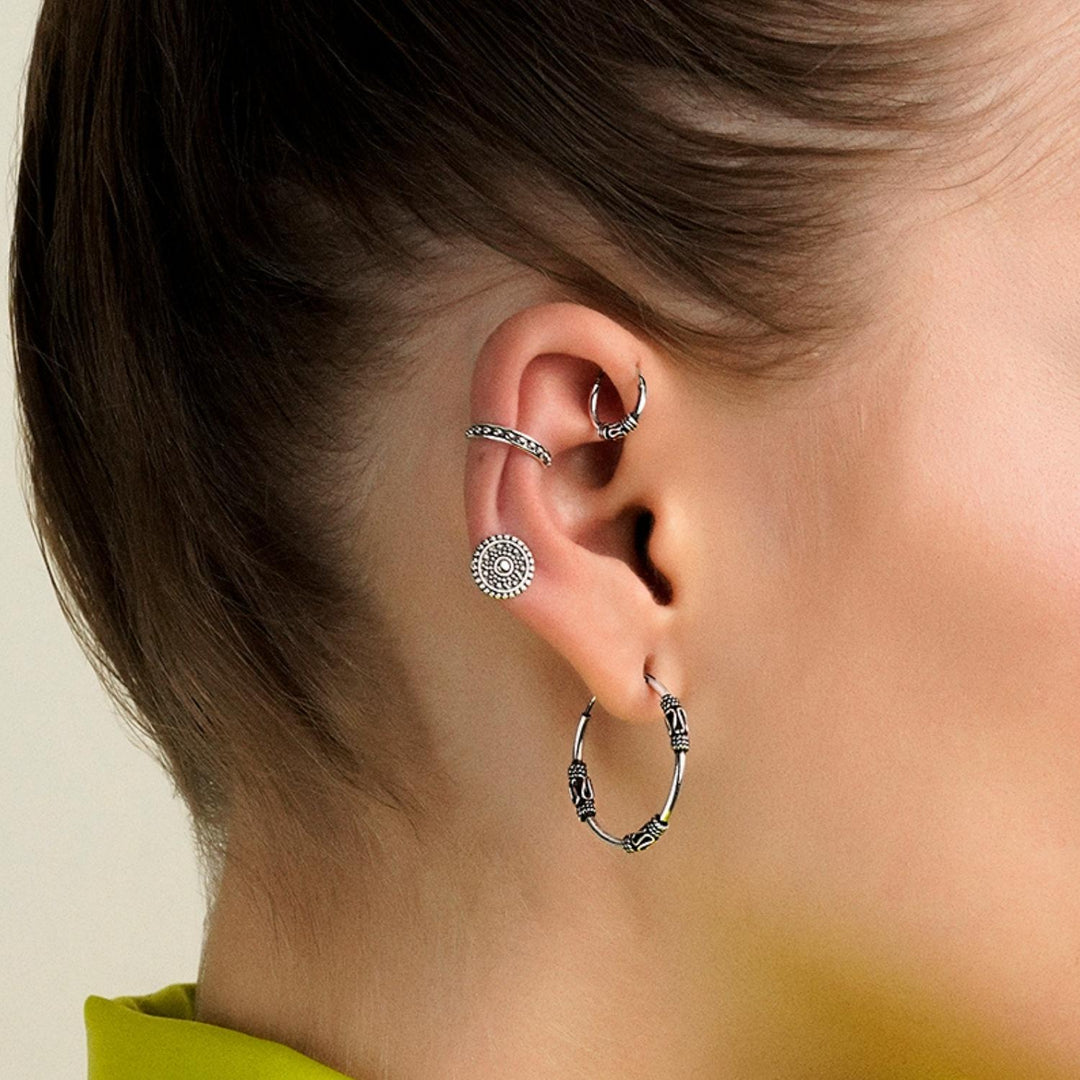 PENDIENTE PIERCING ARO AVA