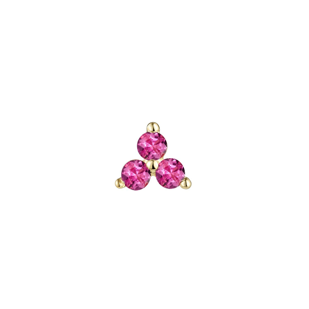 PRINCESSE-TRAGUS YELLOW GOLD PIERCING EARRING