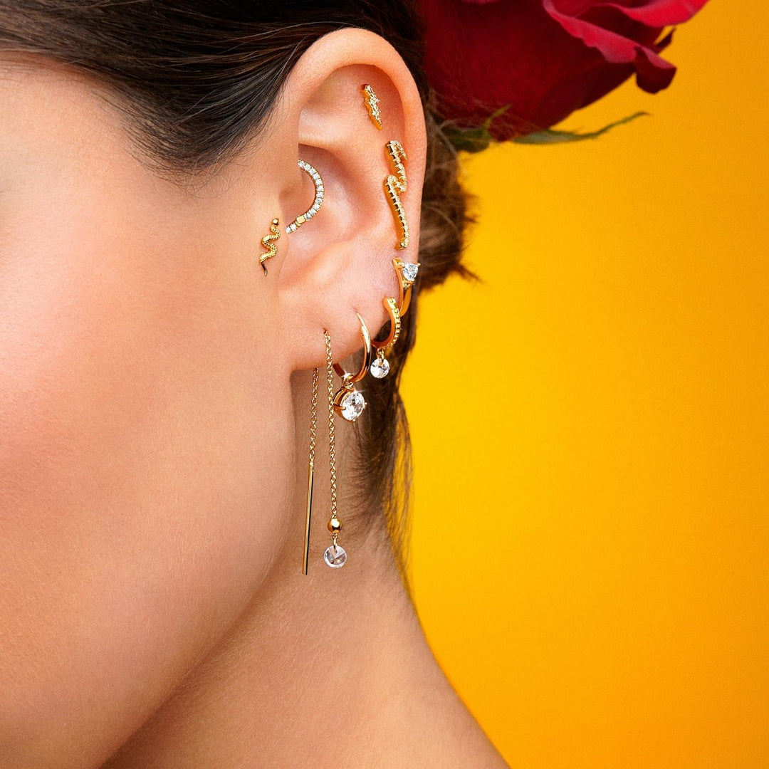 PETIT SNAKE-TRAGUS PIERCING-Ohrring