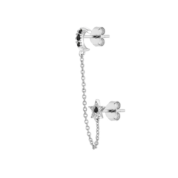 ORECCHINO PIERCING MULTIPLO IN ARGENTO ESPINELAS ECLIPSE