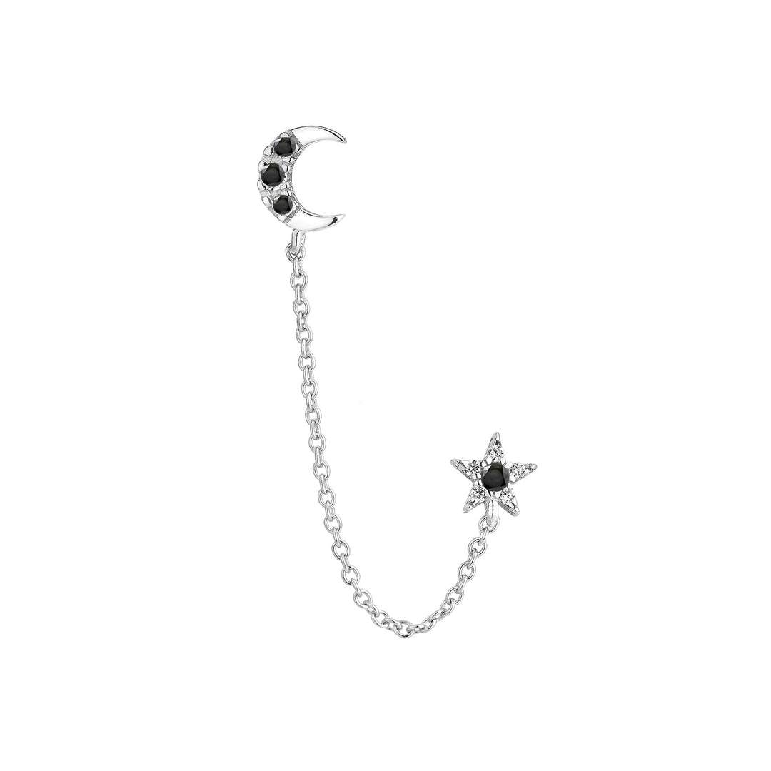 ORECCHINO PIERCING MULTIPLO IN ARGENTO ESPINELAS ECLIPSE