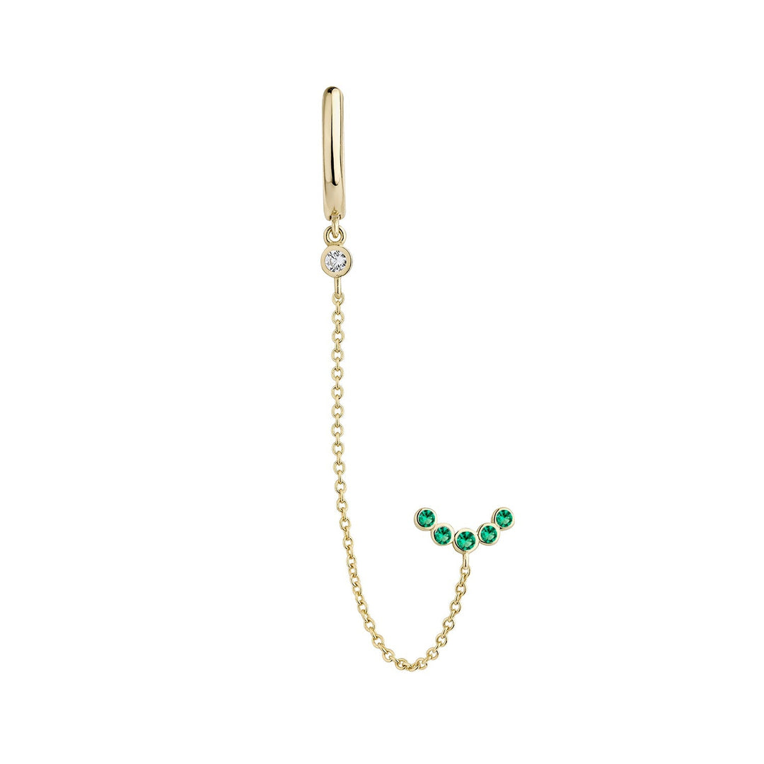 ORECCHINO PIERCING MULTIPLO ORO GIALLO BERENICE