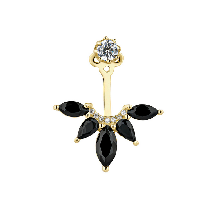 EAR JACKET OORRING LONDON BLACKS