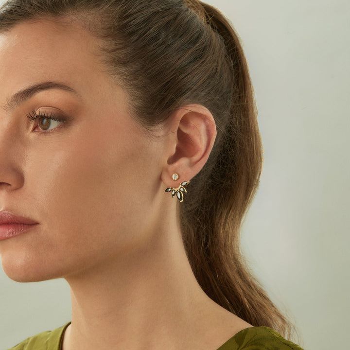 EAR JACKET OORRING LONDON BLACKS