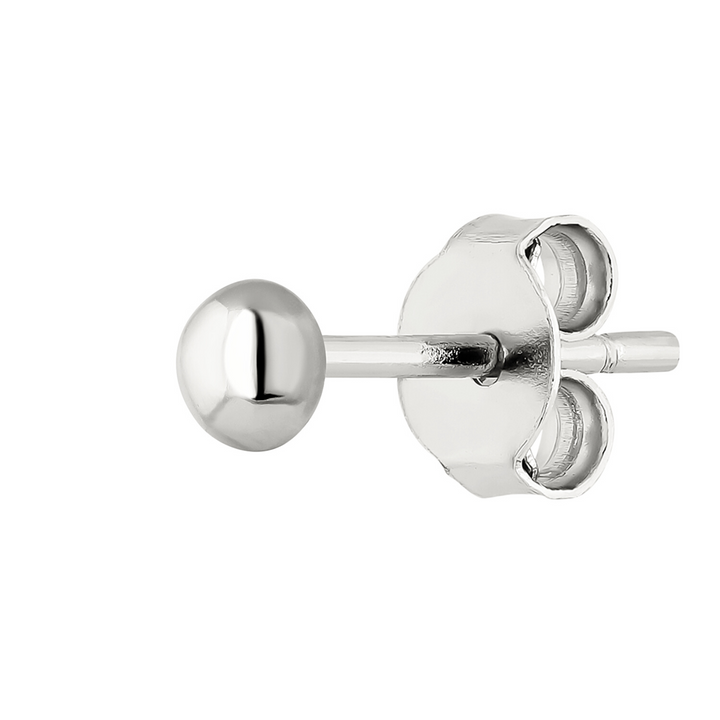 PIERCING OHRRING AUS SILBER POMPOM