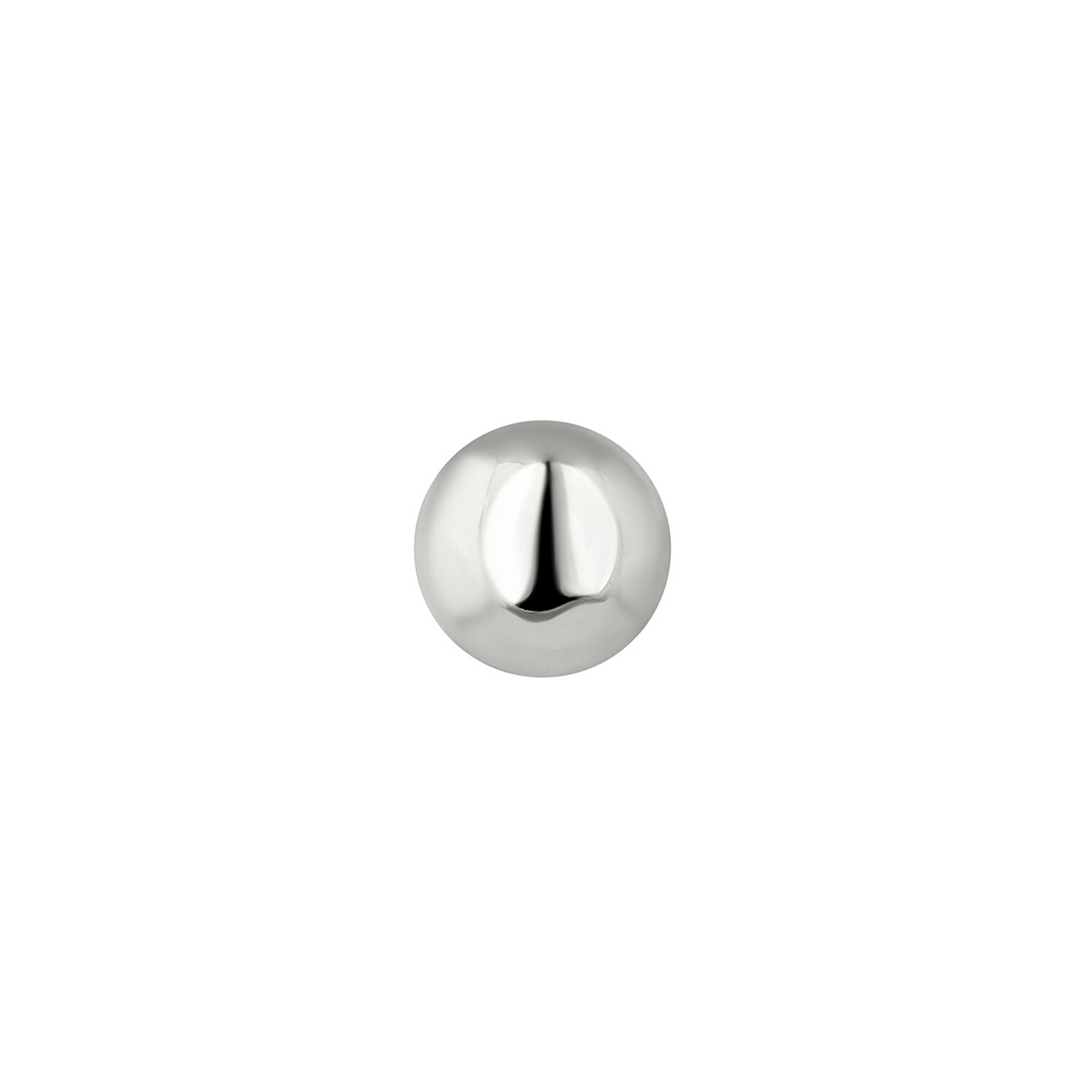 PIERCING OHRRING AUS SILBER POMPOM