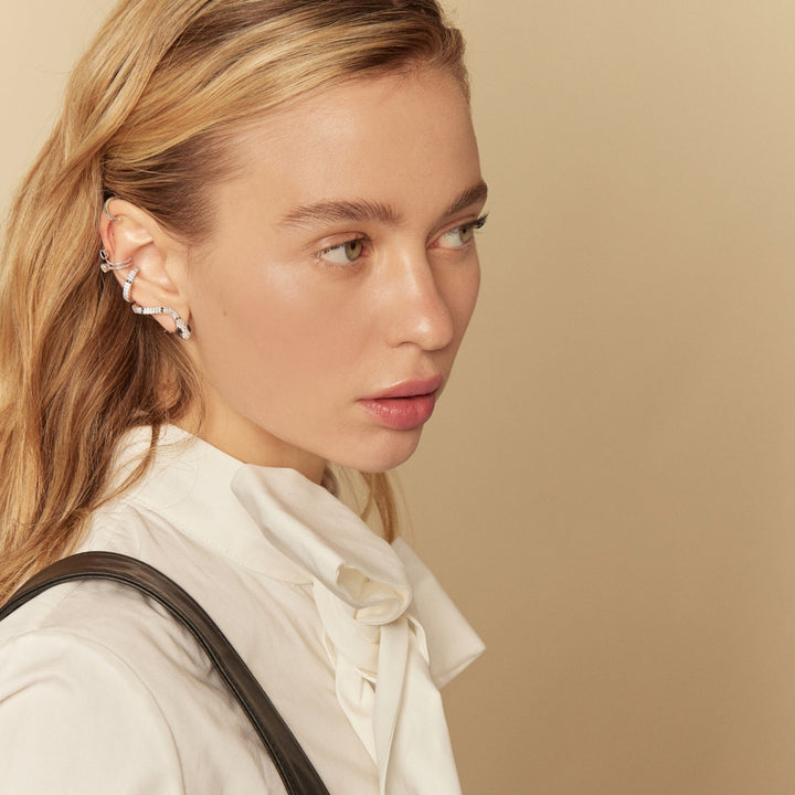 EAR CUFF DE PLATA CATHARSIS POLIFORM