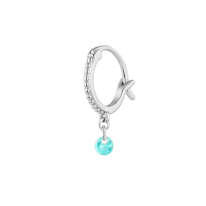 AUSKARS PIERCING SUDRABA GREDZENS PARAIBA ŠIKS-W