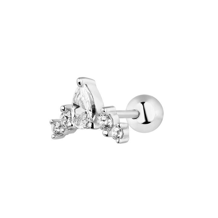 SILBER PIERCING OHRRING ALICE