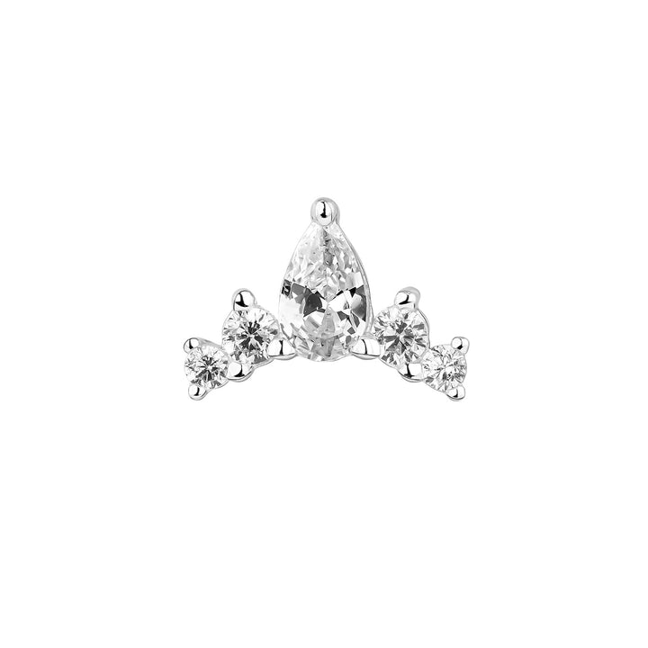 SILBER PIERCING OHRRING ALICE