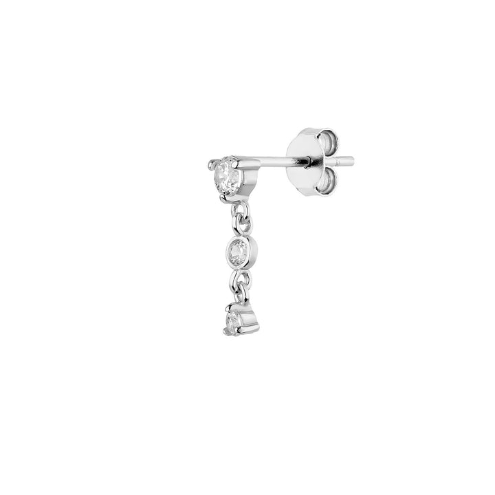 SILBER PIERCING OHRRING KAVYA DROP