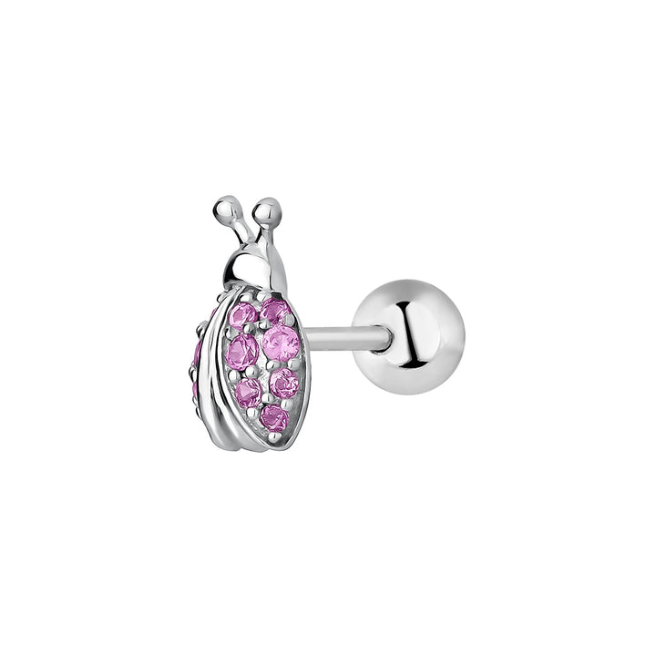 SILBERNER PIERCING OHRSCHMUCK COCCINELLE