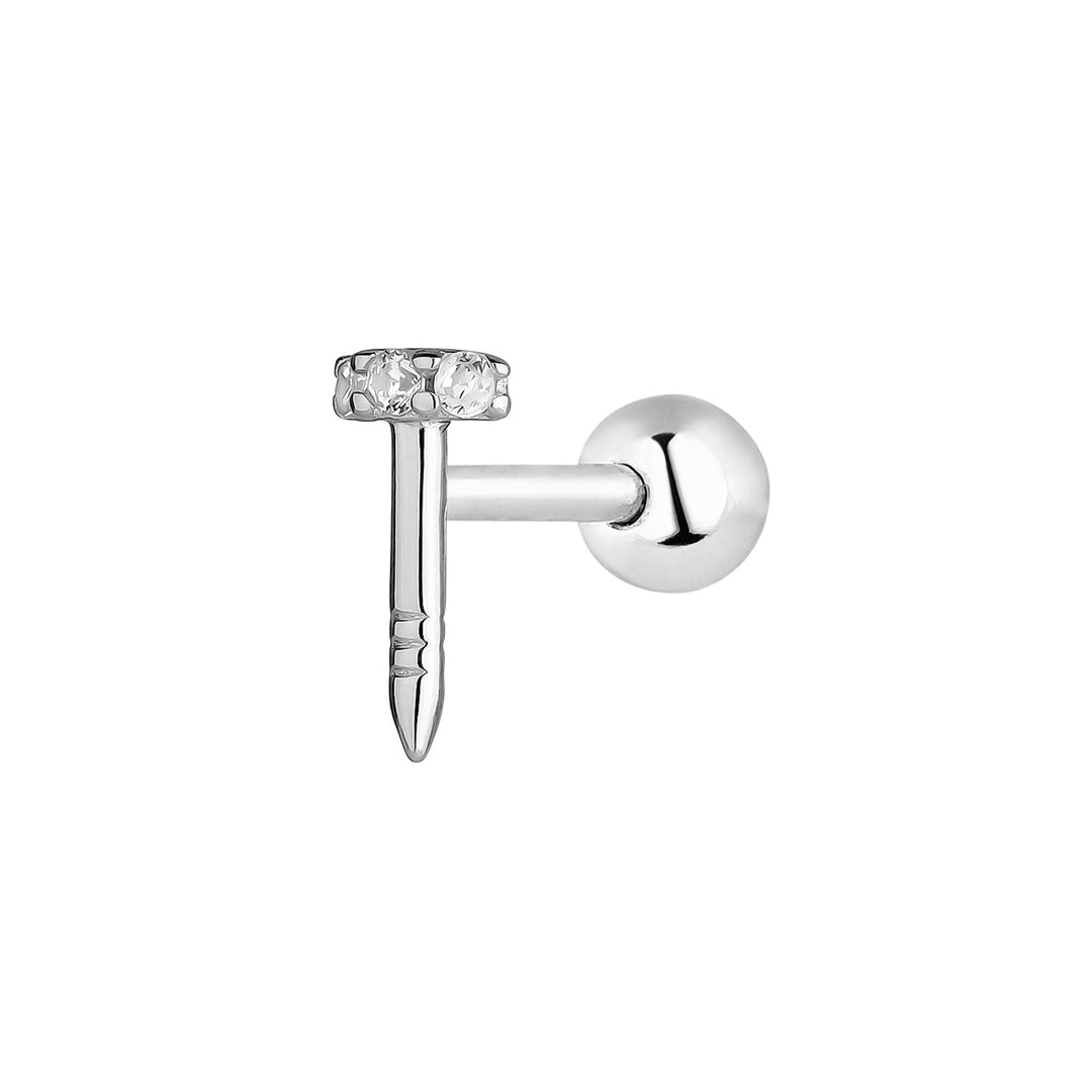 SILBERNER PIERCING OHRSCHMUCK VIS