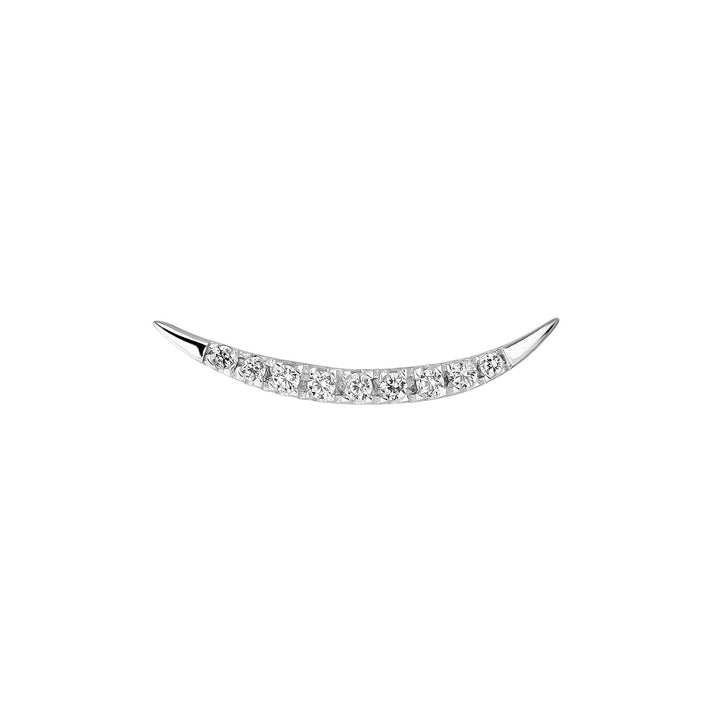 MELINDA SILVER PIERCING EARRING