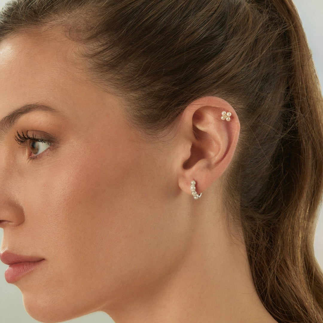 PENDIENTE PIERCING ARO DE PLATA NIKI