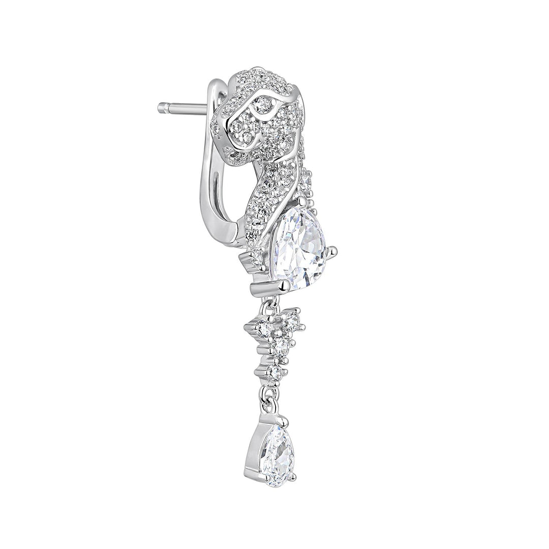 PENDIENTE PIERCING DE PLATA WILD