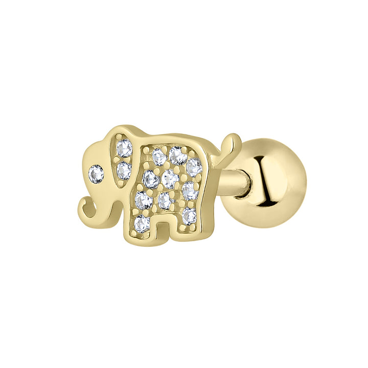 PIERCING EARRING LUCKY ELEPHANT