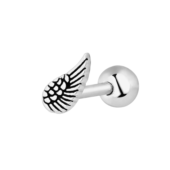 SILVER PIERCING EARRING WIND