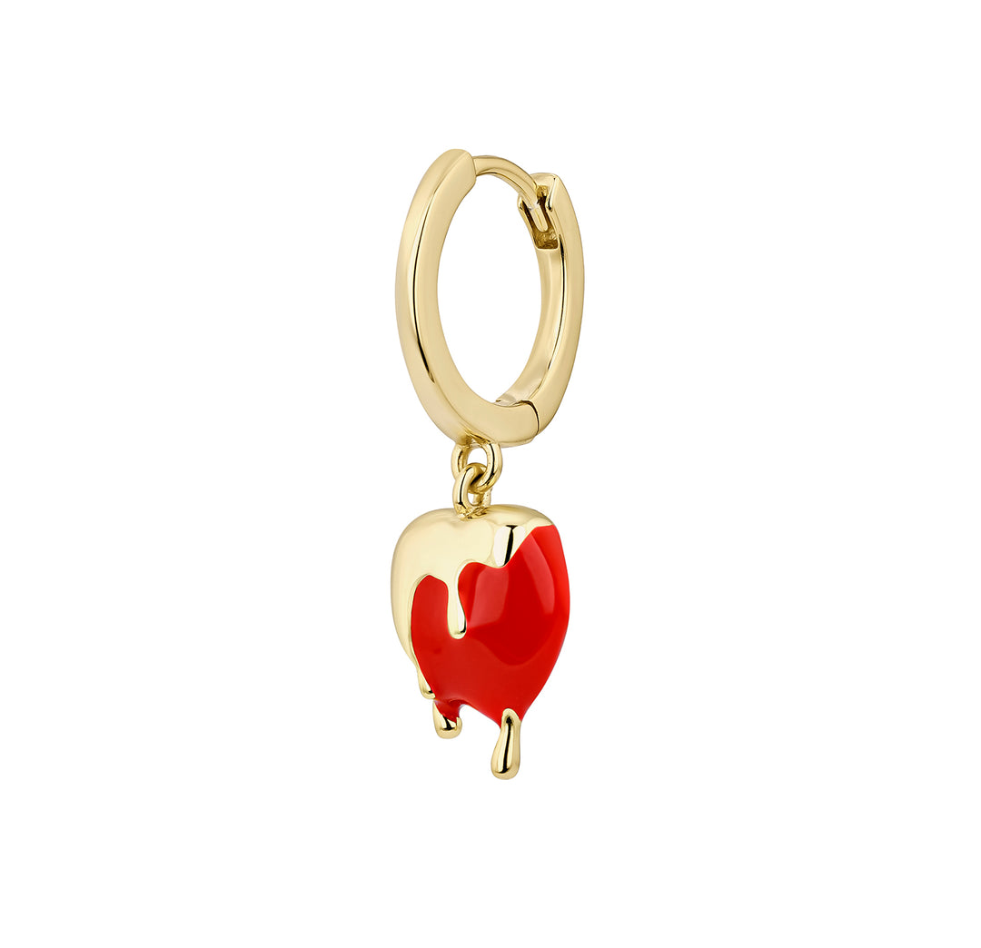 PIERCING OORBEL RING HEART-MELT