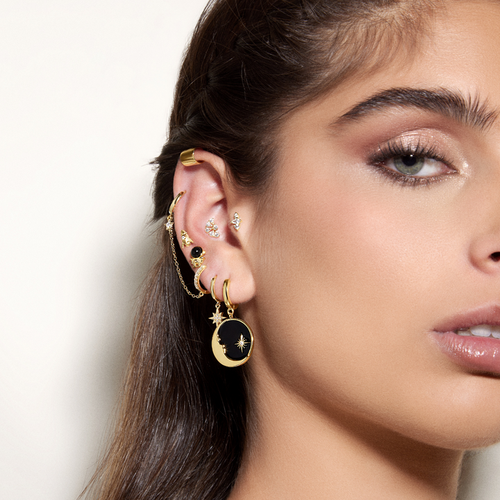 ORECCHINO PIERCING CERCHIO GOLDEN-MOON