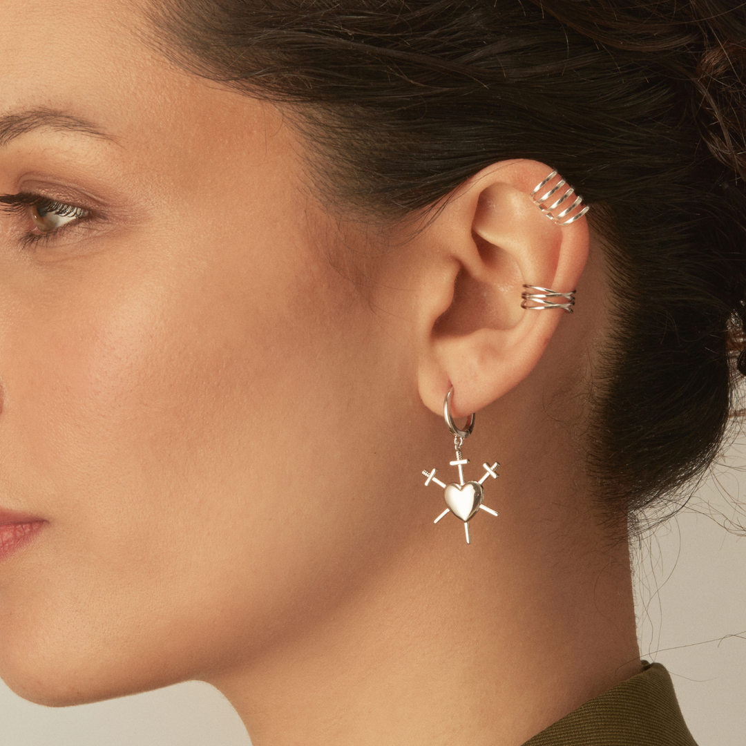 MIN SILVER EAR CUFF