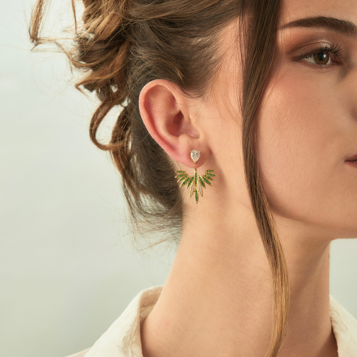 EARJACKET OORBEL GEELGOUD EXOTISCH
