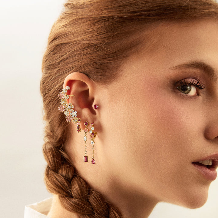 Piercing-Ohrring Creole Naina