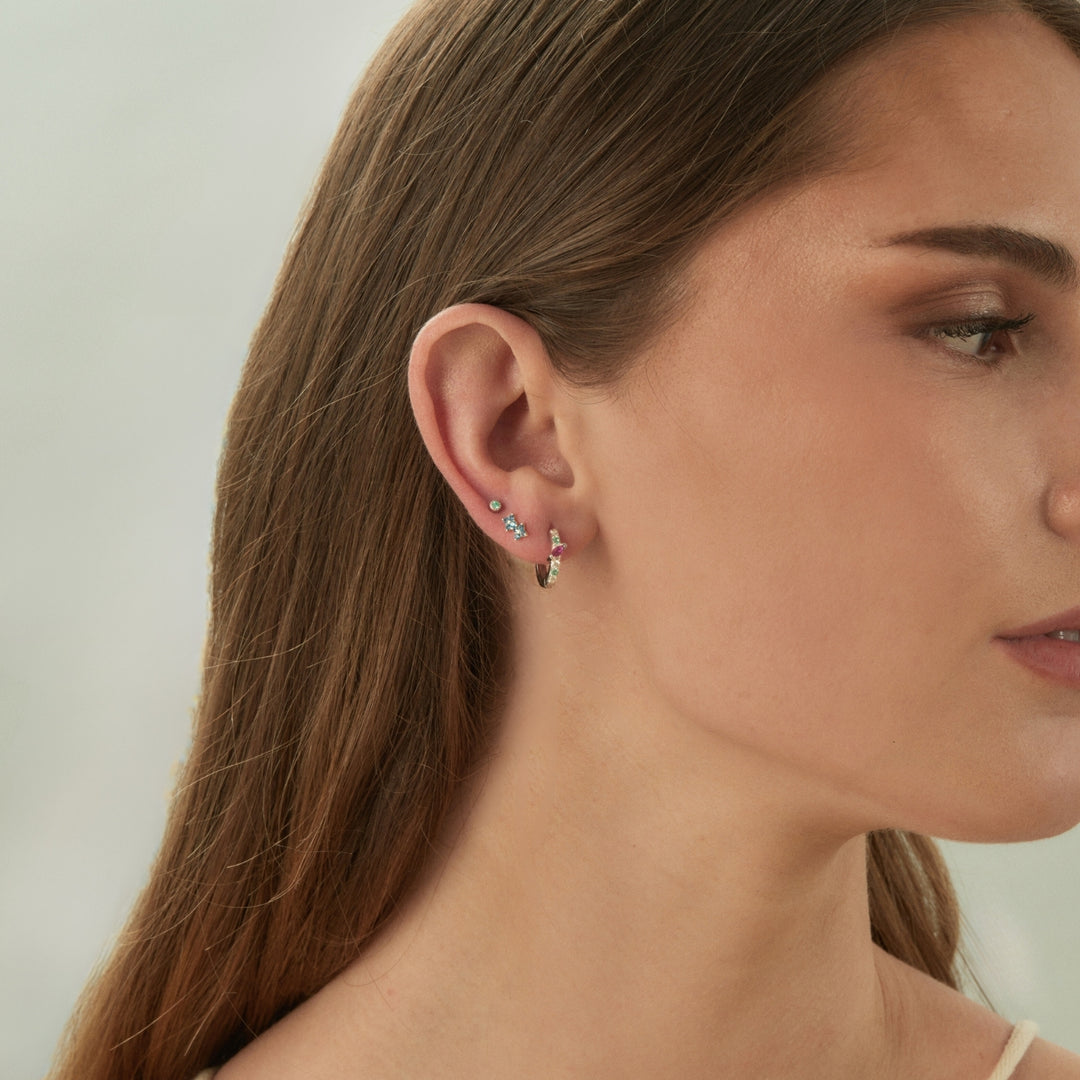 PIERCING AUSKARS APĻA FORMĀ MOIRA