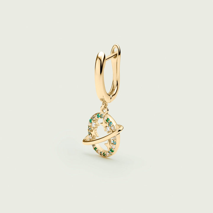 PIERCING-Ohrring Ring Saturn