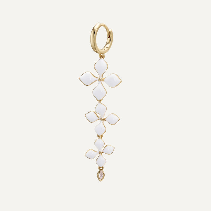 ORECCHINO PIERCING CERCHIO WHITE LOTUS