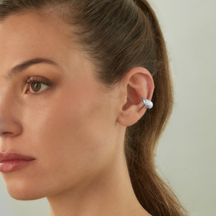 EAR CUFF SILVER CUPOLA
