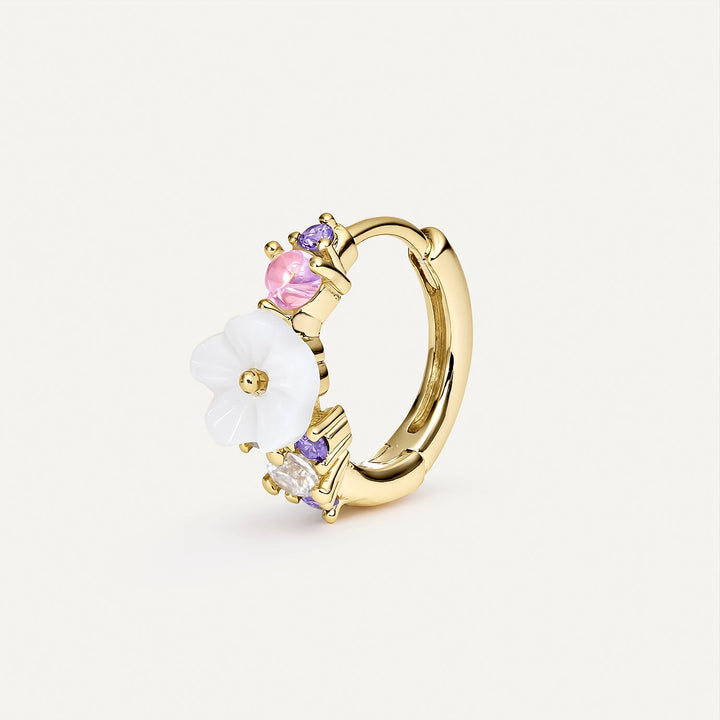 AZALÉE HOOP PIERCING EARRING